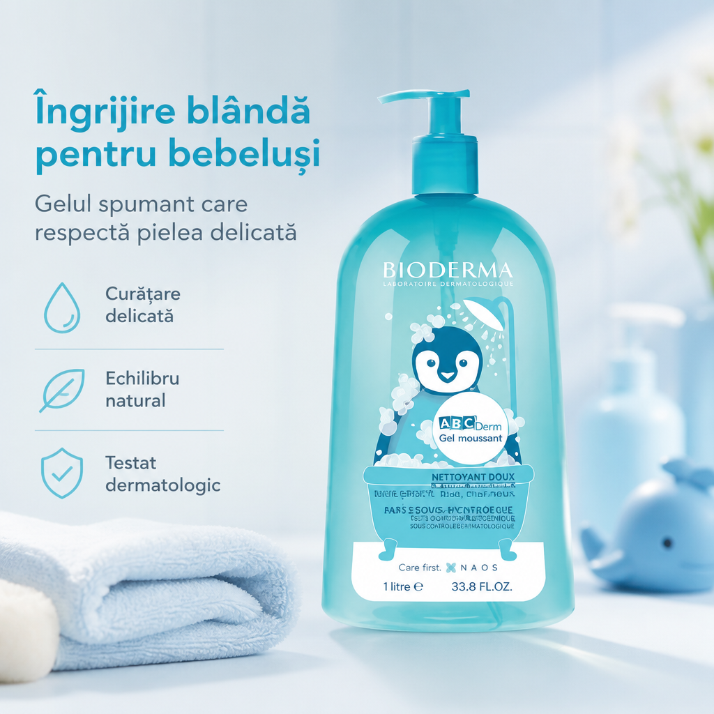Îngrijire blândă pentru bebeluși